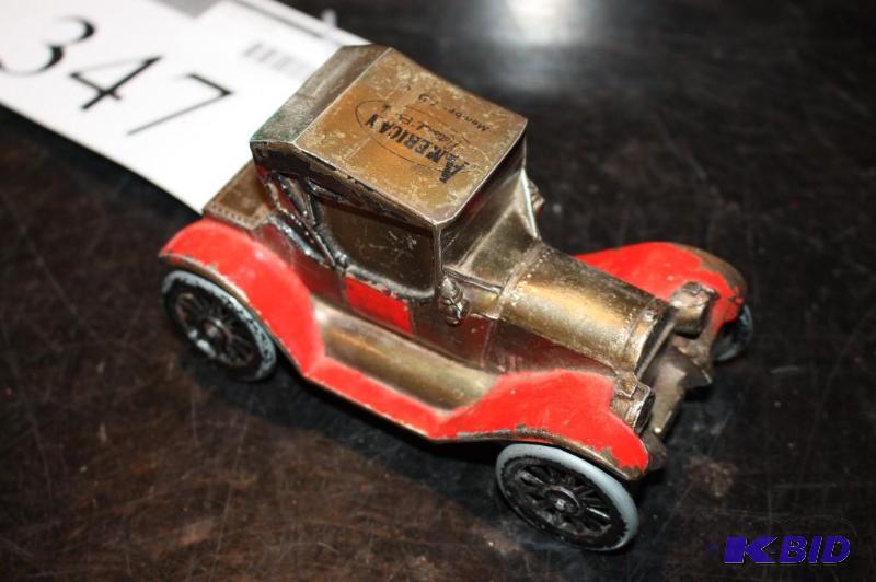 lot 347 image: Vintage metal toy car...