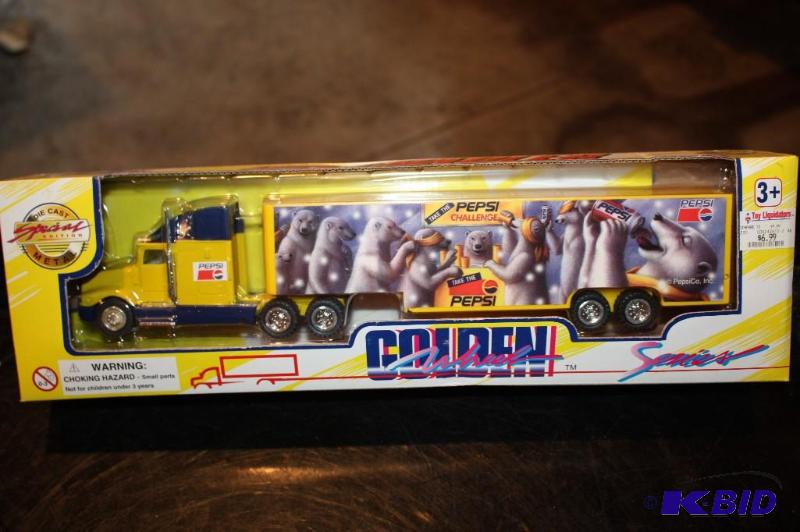 lot 358 image: Pepsi semi truck and trailer...