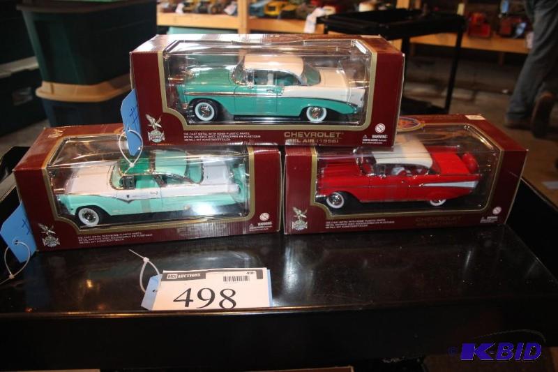 lot 498 image: Lot of (3) items including a 1955 Ford fairla...