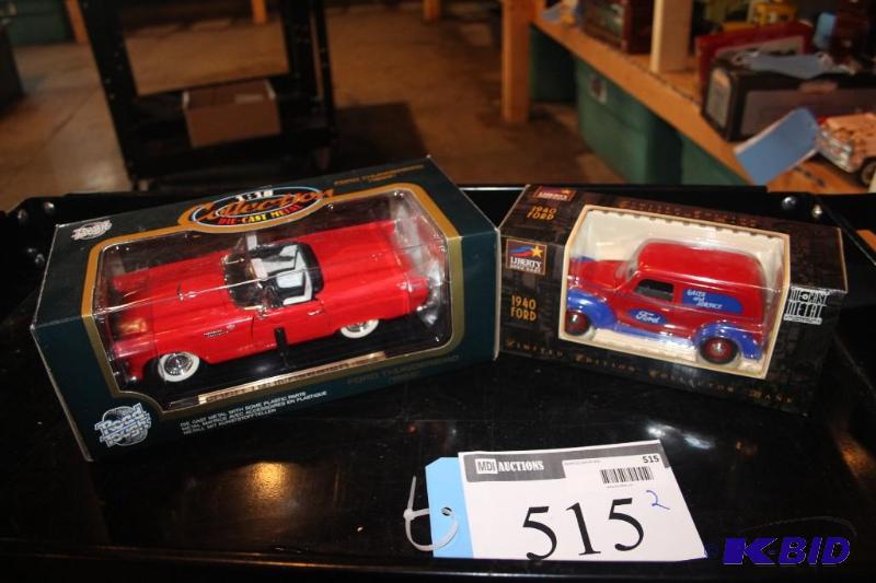 lot 515 image: Lot of (2) items including a 1955 Ford thunde...