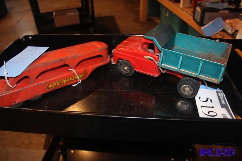 lot 519 image: Lot of (2) items including a vintage Tonka to...