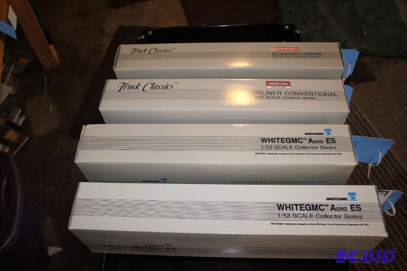 lot 537 image: Lot of (4) items including a Kenworth W900B&n...