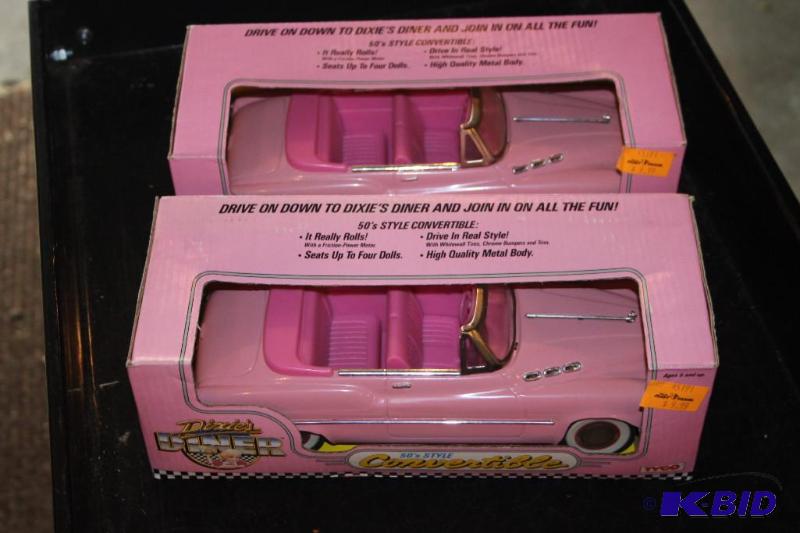 lot 591 image: Lot of (2) Dixies Diner 50s style convertib...