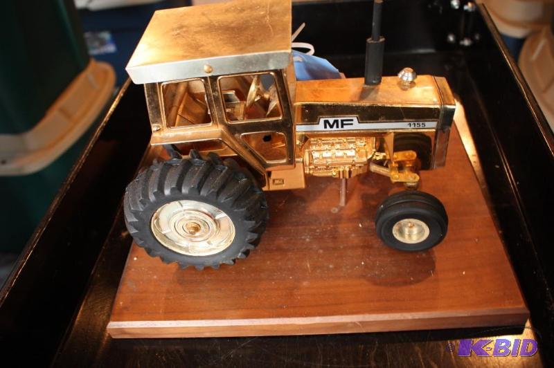 lot 80 image: MF 1155 toy tractor...