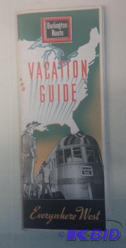 1936 Burlington Northern Vacation Guide...