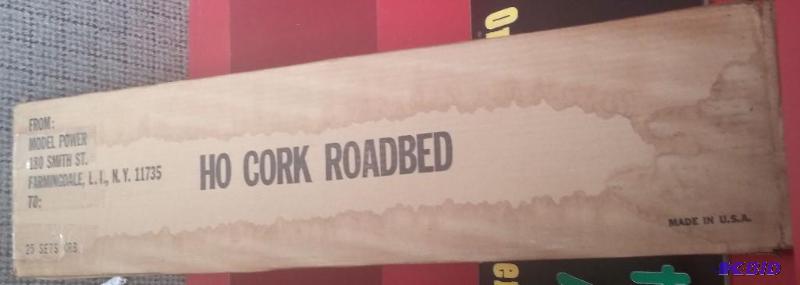 21 Pieces of HO Cork Road Bed...