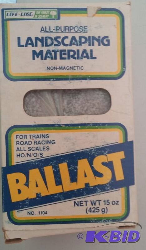 Train landscaping Ballast...