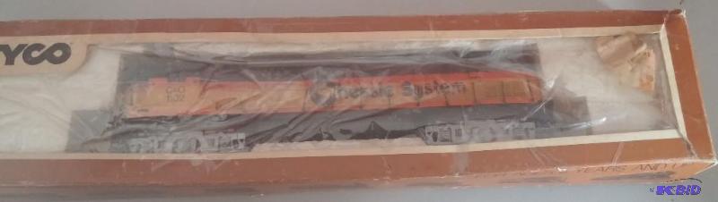 Mantua Tyco Engine HO Scale Chessie System C&...