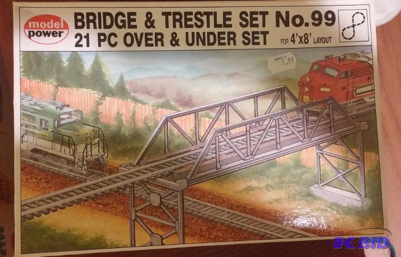 Model Power Bridge and Tresle Set #99 21 Piec...
