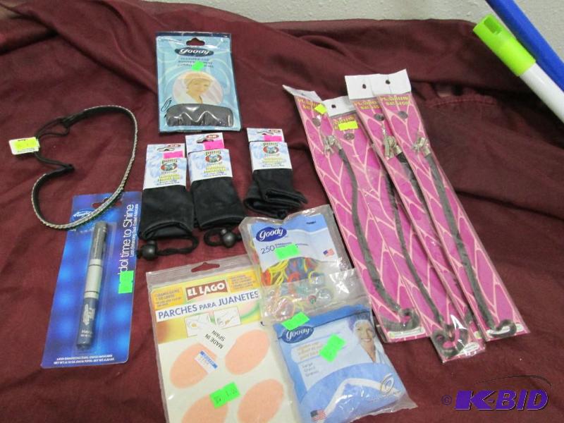 Qty 2 Slumber cap size large, Goody 250 rubbe...
