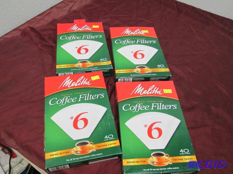 Qty 4 boxes Super premium coffee filters #6 4...