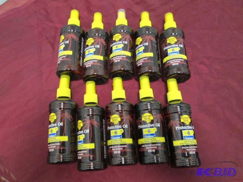 Qty 10 Banana Boat protective oil SPF 6...