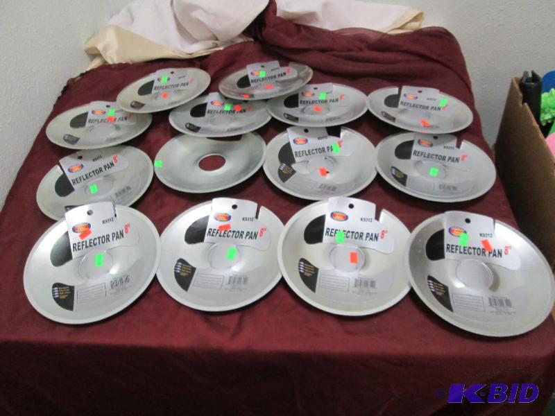 Qty 14 Reflector pan 8 for stove...