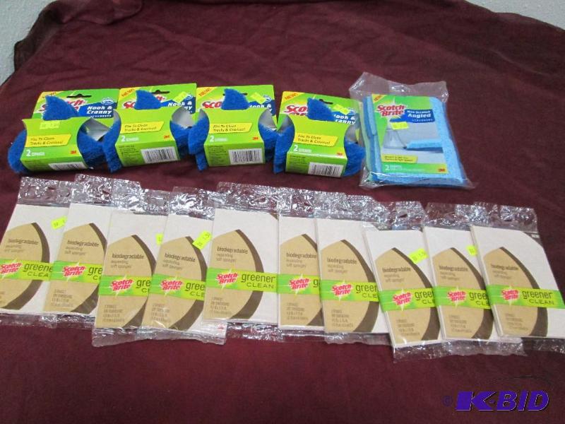 Qty 4 Scotch-Brite Nook and Cranny Scrubbers ...