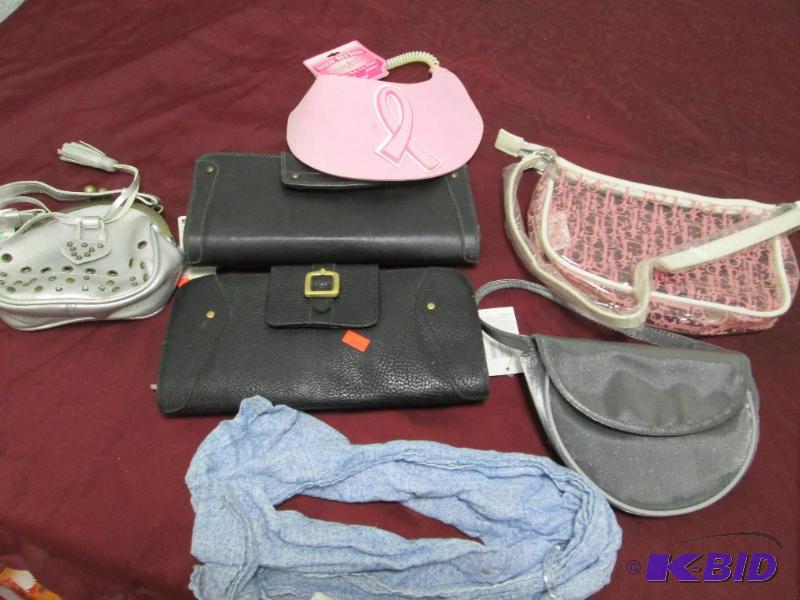 Qty 2 black women wallets, one breast cancer ...
