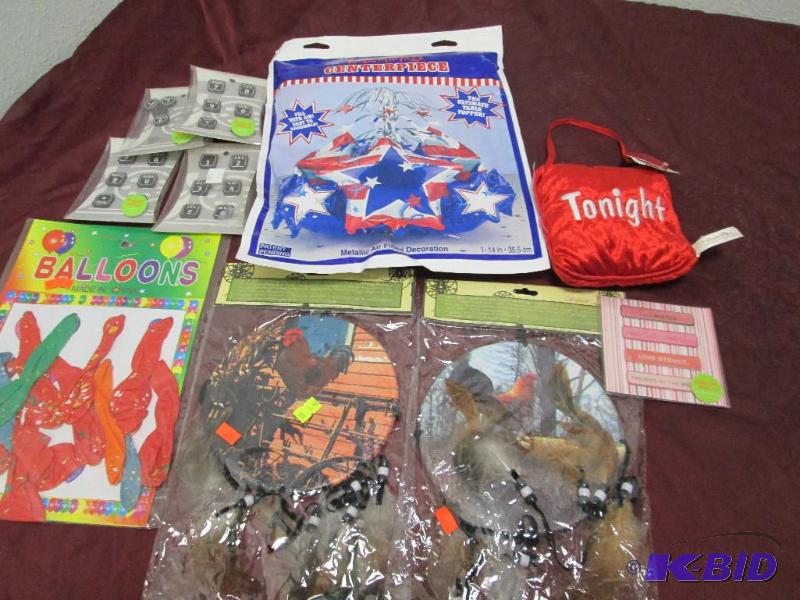 One little red pillow that say tonight, Qty 4...