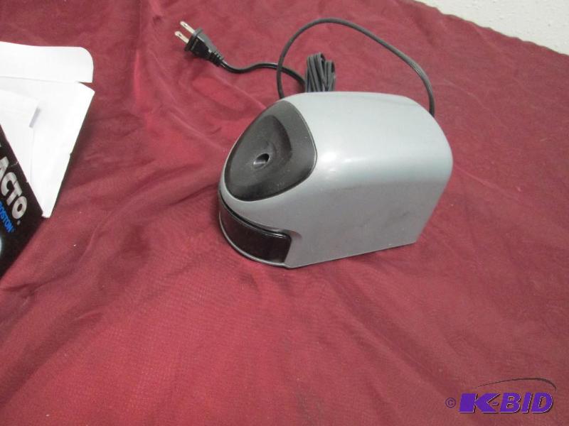 1 Electric pencil sharpener...