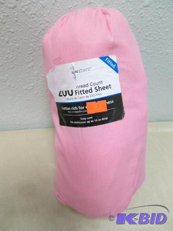 Mainstays 200 thread count fitted sheet-fits ...
