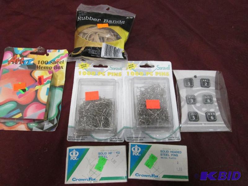 Qty 2 Superior Quality solid headed steel pin...