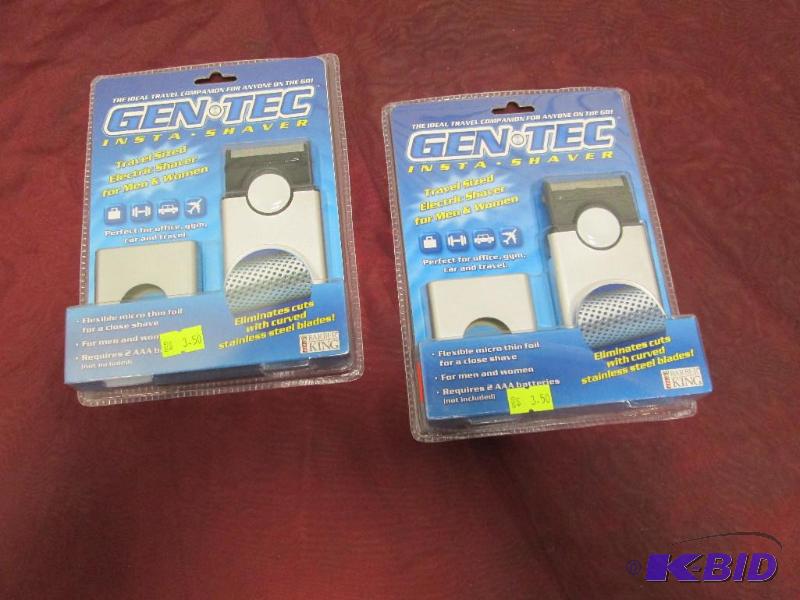 Qty 2 Gen-tec insta shaver good for travel...