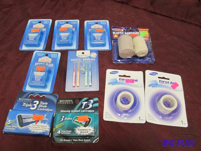 4 pkg Laura Lynn Dental Floss.1 pkg Shopko De...