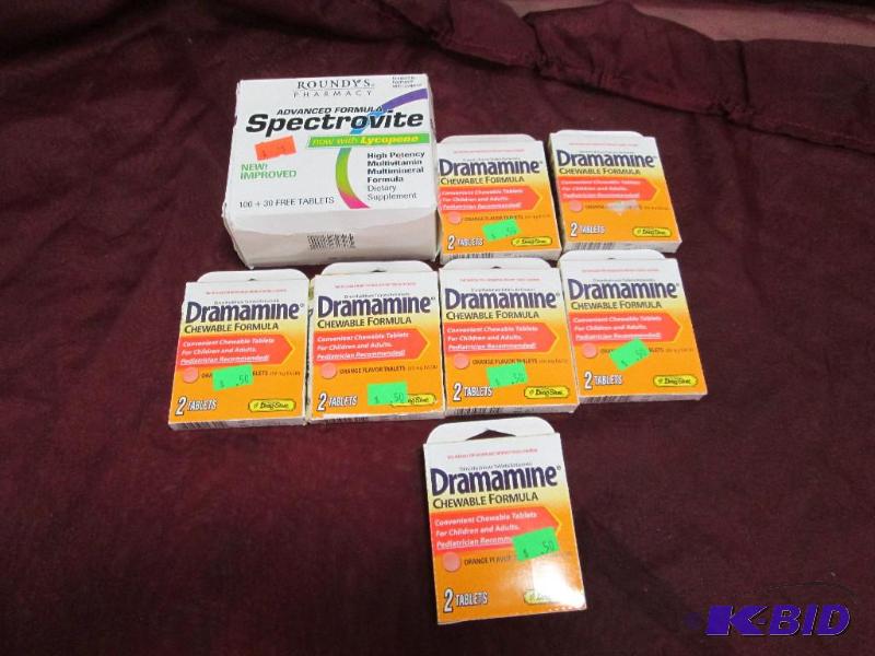 Qty 7 Dramamine Chewable formula boxes has 2 ...