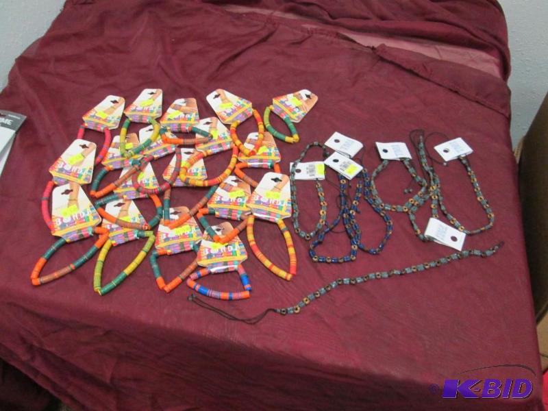 Qty 18 Bonda Beads Anklet, qty 7 TMI trinity ...