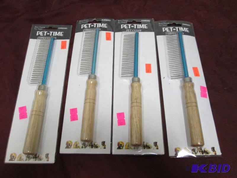 Qty 4 Pet-time -pet comb...
