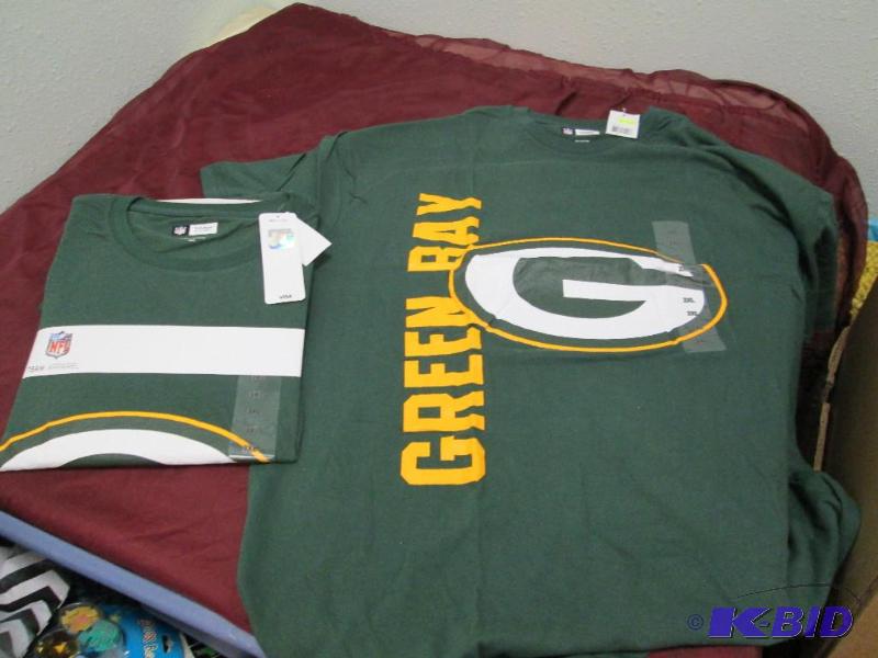 Qty 2 Green bay shirts Size 3x...