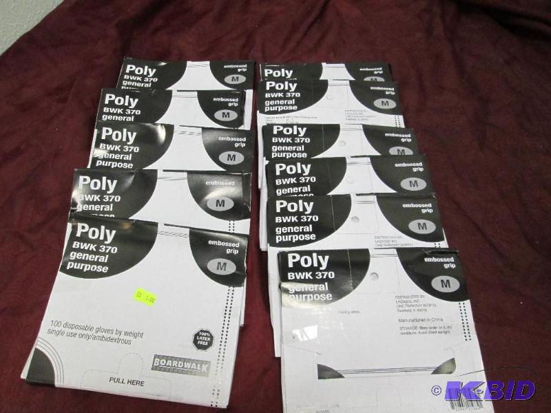 Qty 11 Poly BWK 370 general purpose- 100 disp...