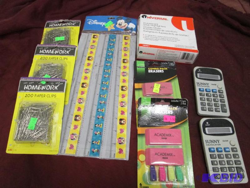 Qty 3 paper clips with 200 clips, Qty 2 Sunny...