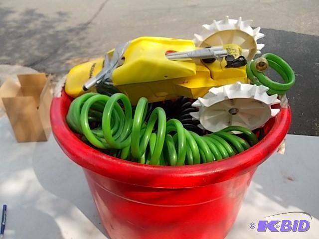 Nelson Tractor Sprinkler &amp Large Bucket W...