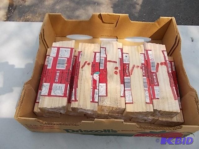 11 Packages Of New Wood Shims...