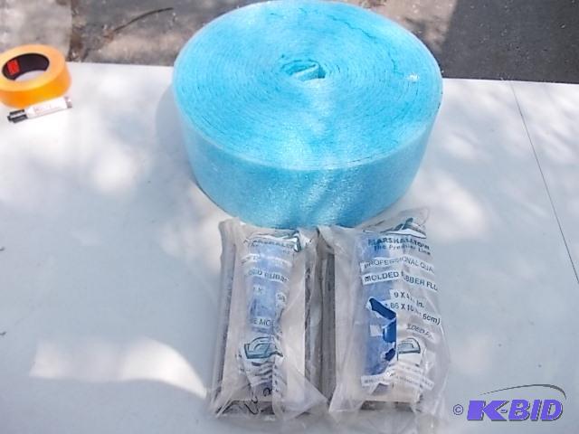 2 Rubber Floats, Roll Of Window Or Door Seal...