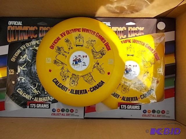 Box Lot Of New Official Olympic Frisbees From...