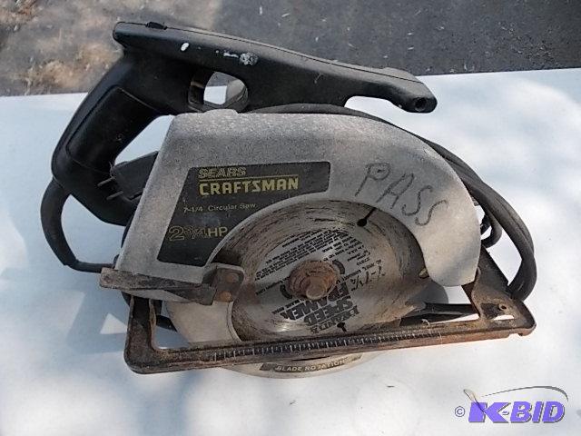 7 14 Craftsman Skill Saw...