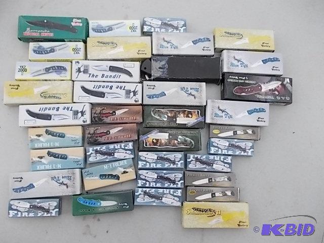 37 Folding Pocket Knives...