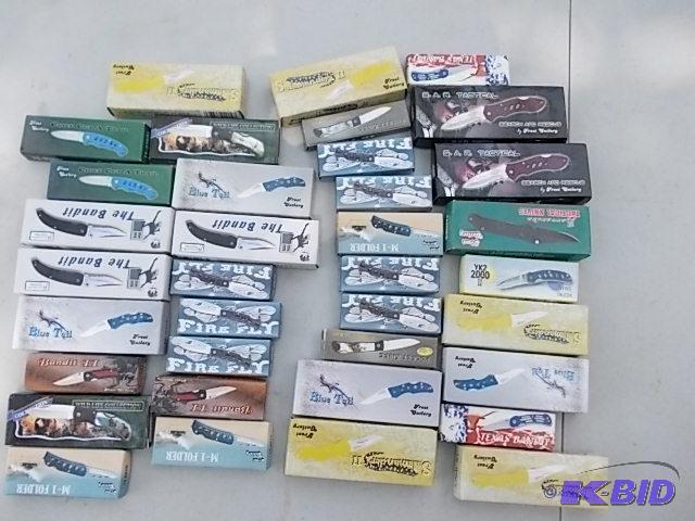 36 Folding Pocket Knives...