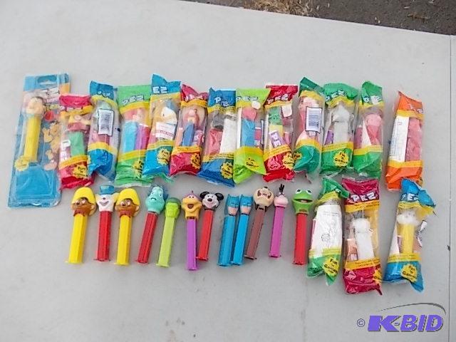 Box Lot Of 28 Pez Dispensers...