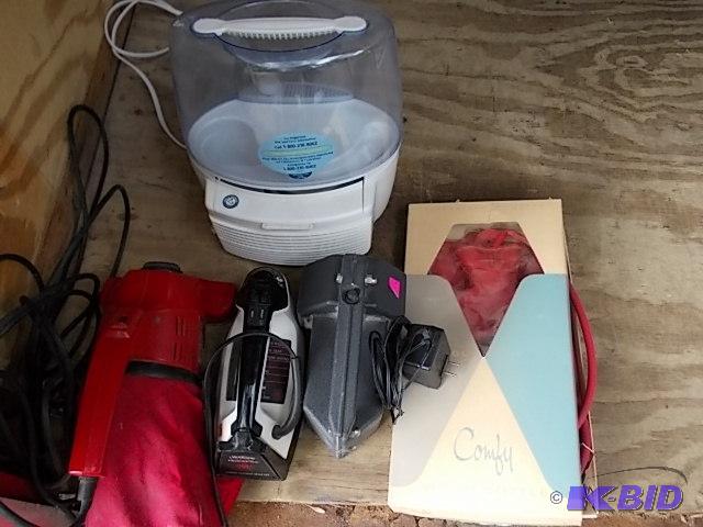 Vacuum, Iron, Flashlight, Water Bottle, Humid...