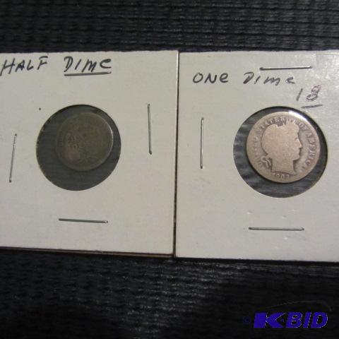 Dime and Half Dime