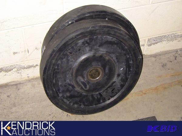 lot 127 image: 2 - 45 LB Bumper Plates