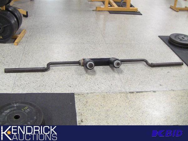 lot 133 image: 75 LB Padded Safety Squat Barbell