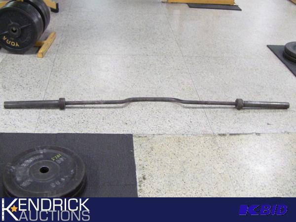 lot 135 image: 45 LB Cambered Barbell