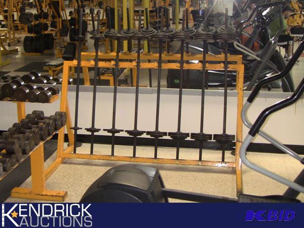 lot 22 image: Fixed Weight Straight Barbell Set