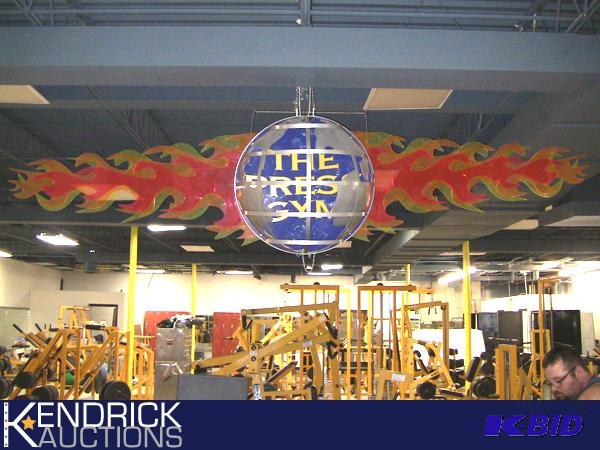 lot 230 image: The Press Gym Custom Neon Sign
