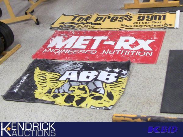 lot 234 image: 3 Fitness Related Banners