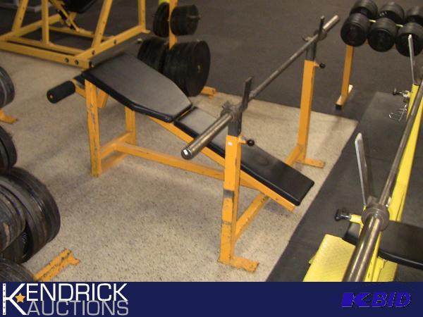 lot 36 image: Inverted Bench Press with York Bar