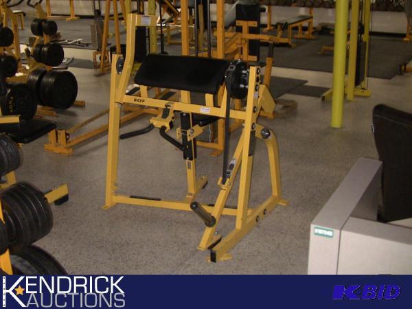lot 58 image: Hammer Strength Bicep Machine