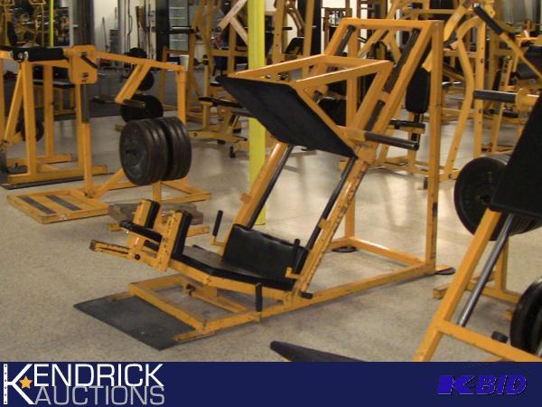 lot 76 image: Hip Sled Weight Machine